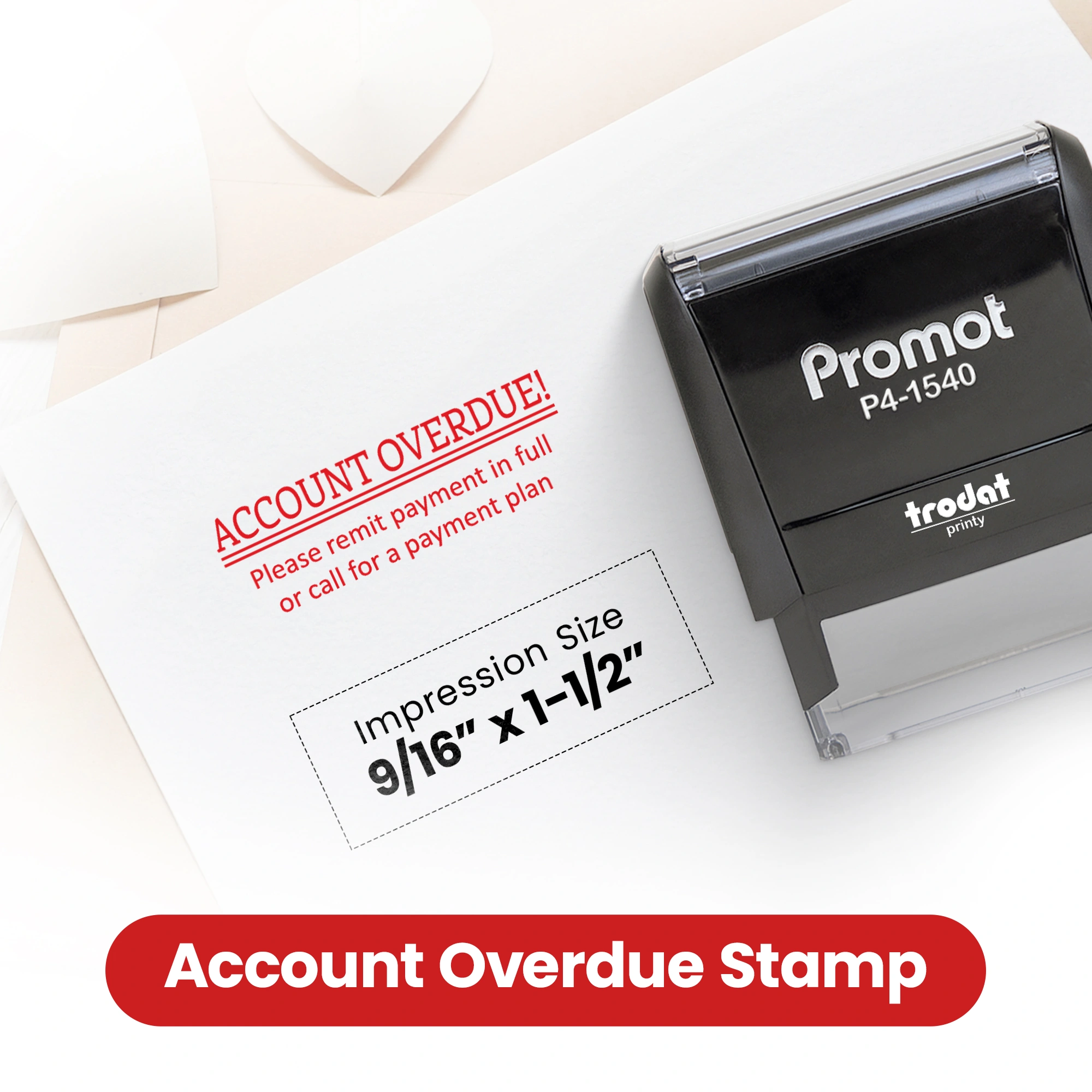 Friendly Reminder Past Due Stamp